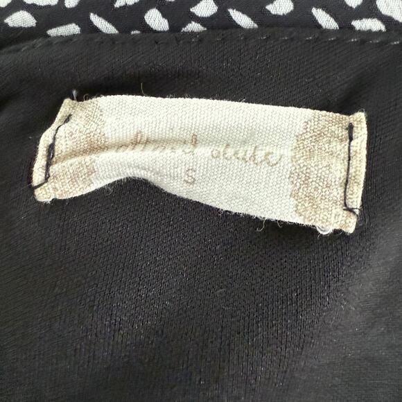 Altar'd State Black/White Layla Peasant Mini Dress Size Small D83258-02A - Picture 4 of 5